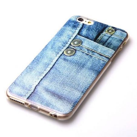 Achat Coque souple TPU Pression Jeans iPhone 6 Plus COQ6P-075X