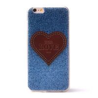 Achat Coque souple TPU Jeans with love iPhone 6 Plus COQ6P-071X