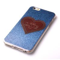 TPU Jeans met liefde iPhone 6 Plus soft shell met liefde  Dekkingen et Scheepsrompen iPhone 6 Plus - 3