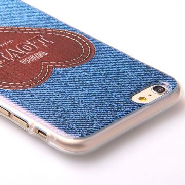 Achat Coque souple TPU Jeans with love iPhone 6 Plus COQ6P-071X