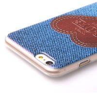 TPU Jeans mit Liebe iPhone 6 Plus Soft Shell  Abdeckungen et Rümpfe iPhone 6 Plus - 6