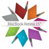 Superbe Coque de protection intégrale rigide pour MacBook Retina 15" A1398