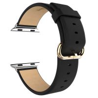 Schwarzes Lederarmband Hoco für Apple Watch 38mm Hoco Gurte Apple Watch 38mm - 5