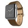 Hoco bruin lederen bandje Apple Watch 38mm met adapters