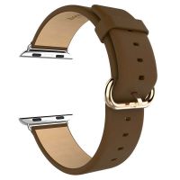 Braunes Lederarmband Hoco für Apfeluhr 38mm Hoco Gurte Apple Watch 38mm - 4