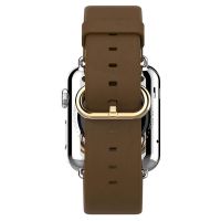 Braunes Lederarmband Hoco für Apfeluhr 42mm  Gurte Apple Watch 42mm - 2