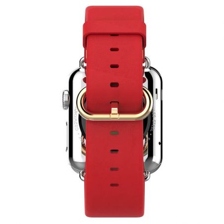 Achat Bracelet cuir rouge Hoco pour Apple Watch 42mm  WATCHACC-006