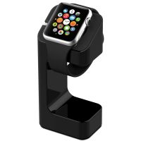 Ladestation e7 Ständer schwarz für Apple Watch 38mm und 42mm  Ladegeräte - Kabel -  Unterstützt und dockt an Apple Watch 38mm - 