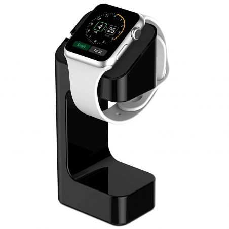 e7 zwart docking station Apple Watch 38mm & 42mm  laders - Kabels -  Steunen en dokken Apple Watch 38mm - 2