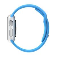 Blauw bandje Apple Watch 38mm siliconen  Riemen Apple Watch 38mm - 3