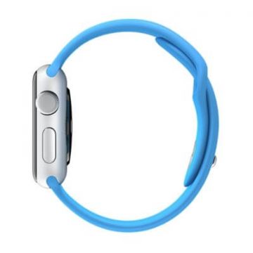 Blauw bandje Apple Watch 38mm siliconen  Riemen Apple Watch 38mm - 3