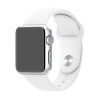 White Apple Watch 40mm & 38mm Strap  Straps Apple Watch 38mm - 1