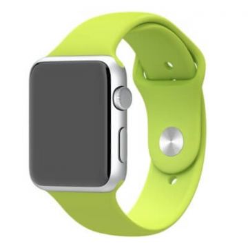 Groen bandje Apple Watch 42mm siliconen  Riemen Apple Watch 42mm - 1