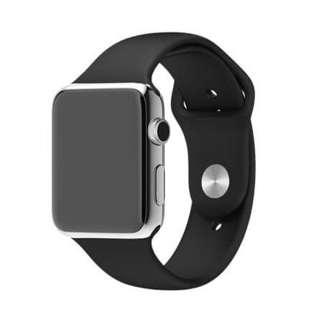 Black Apple Watch 0,42mm Strap  Gurte Apple Watch 42mm - 1