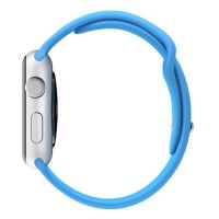 Blauw bandje Apple Watch 42mm siliconen  Riemen Apple Watch 42mm - 3