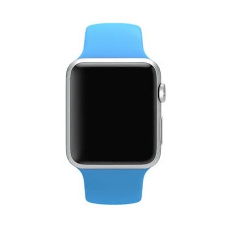 Blauw bandje Apple Watch 42mm siliconen  Riemen Apple Watch 42mm - 4