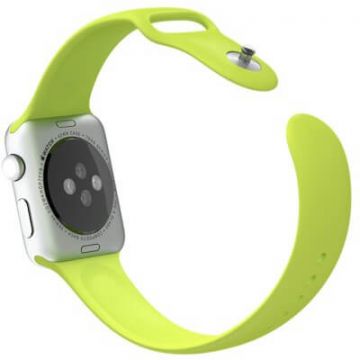 Groen bandje Apple Watch 38mm siliconen  Riemen Apple Watch 38mm - 5