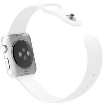 White Apple Watch 0,38mm Strap  Gurte Apple Watch 38mm - 5