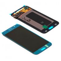 Original quality complete screen for Samsung Galaxy S6 in blue  Screens - Spare parts Galaxy S6 - 1