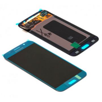 Original quality complete screen for Samsung Galaxy S6 in blue   Bildschirme - Ersatzteile Galaxy S6 - 1