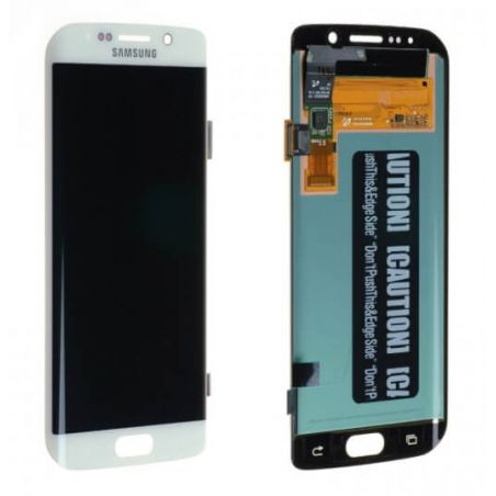 Vollbildschirm für Samsung Galaxy S6 Edge White Original Edge  Bildschirme - Ersatzteile Galaxy S6 Edge - 1