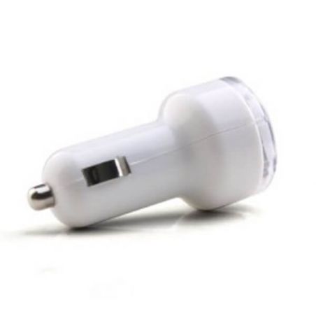 Achat Chargeur CE voiture Blanc double USB pour iPad iPhone iPod CHA00-015