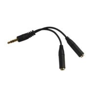 Achat Câble Adaptateur Diviseur Audio Mini Jack 3.5mm 1 à 2 noir pour iPhone iPod ACC00-014