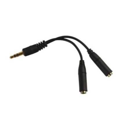 Achat Câble Adaptateur Diviseur Audio Mini Jack 3.5mm 1 à 2 noir pour iPhone iPod ACC00-014