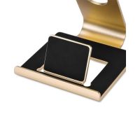 Achat Station de charge en aluminium gold Hoco pour Apple Watch 38mm, 42mm et iPhone WATCHACC-060