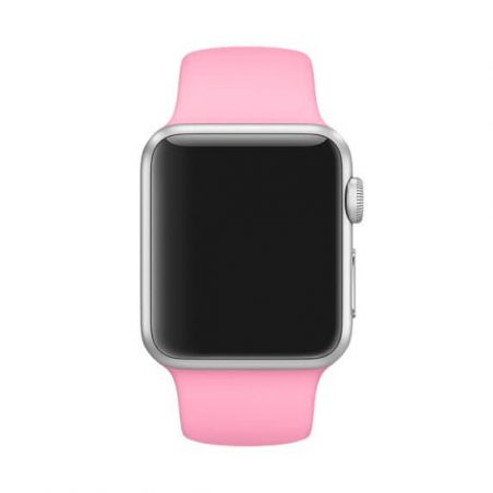 Lichtroze siliconen bandje Apple Watch 38mm S/M M/L  Riemen Apple Watch 38mm - 4