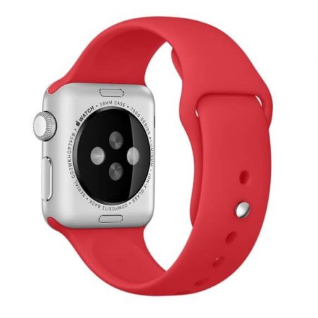 Appel Horlogearmband 44mm & 42mm Rood S/M en M/L  Riemen Apple Watch 42mm - 2