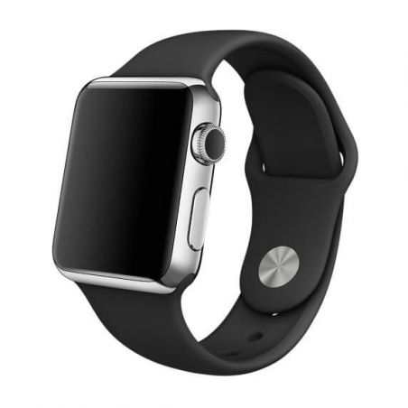 Apple Horloge Armband 44mm & 42mm Zwart S/M en M/L  Riemen Apple Watch 42mm - 1