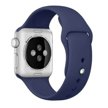 Achat Bracelet Apple Watch 44mm & 42mm Bleu Nuit S/M et M/L WATCHACC-085