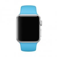 Blauw siliconen bandje Apple Watch 38mm S/M M/L  Riemen Apple Watch 38mm - 5