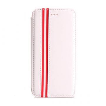 Achat Etui portefeuille lignes simili cuir iPhone 6