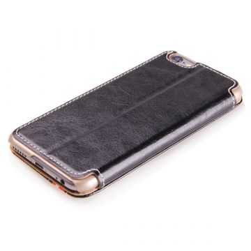 Achat Etui portefeuille lignes simili cuir iPhone 6