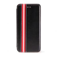 Achat Etui portefeuille lignes simili cuir iPhone 6 Plus