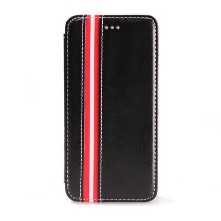 Wallet case for iPhone 6 Plus imitation leather lines  Covers et Cases iPhone 6 Plus - 8