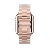 Achat Bracelet Or rose acier inoxydable HOCO Apple Watch 38 mm WATCHACC-099X