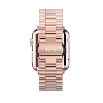 Hoco Pink Gold Stainless Steel Apple Watch 38mm bracelet Hoco Gurte Apple Watch 38mm - 2