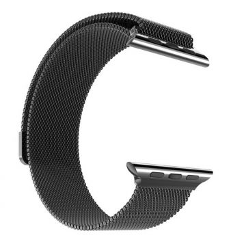 Achat Bracelet noir Milanais Hoco Apple Watch 38mm WATCHACC-110X