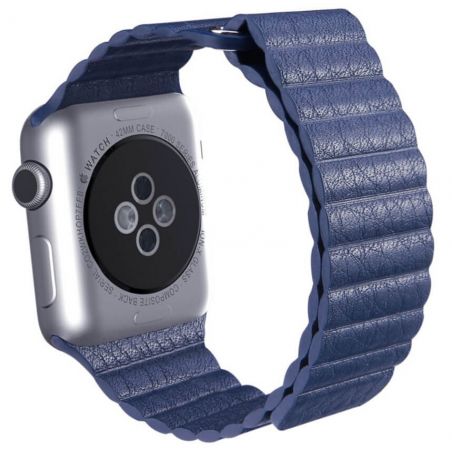 Gewatteerd magnetisch leer bandje Apple Watch 42mm  Riemen Apple Watch 42mm - 11