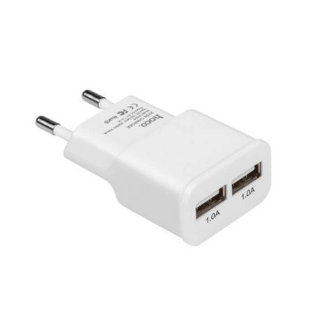 Achat Double Chargeur secteur Hoco Agréé CE 1.0A CHA00-175X