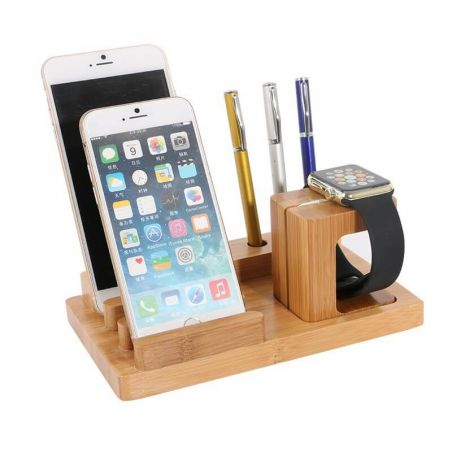 4 in 1 Dock Apple Watch, iPhone, iPad und bic  Ladegeräte - Kabel -  Unterstützt und dockt an Apple Watch 38mm - 11