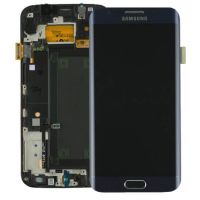 Galaxy S6 Edge Full Screen Original Black Edge  Screens - Spare parts Galaxy S6 Edge - 1