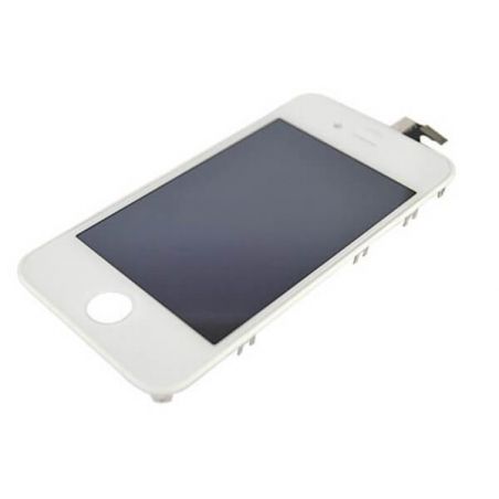 Achat KIT COMPLET 2e qualité: Vitre tactile, écran LCD, châssis et vitre arrière pour iPhone 4 Blanc IPH4G-012