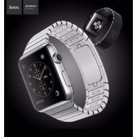 Premium Hoco Apple Hoco Uhr 44mm & 42mm Edelstahlgliederarmband Hoco Gurte Apple Watch 42mm - 1