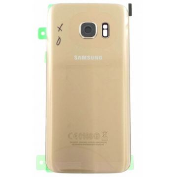Samsung S7 Original Gold Replacement Achterkant Cover  Vertoningen - Onderdelen Galaxy S7 - 1