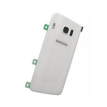 Original replacement back cover White Samsung S7 Edge  Screens - Spare parts Galaxy S7 Edge - 1