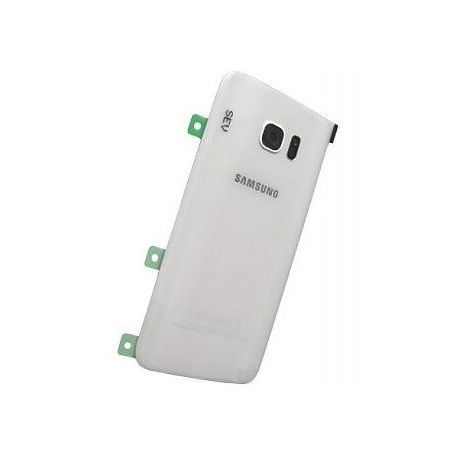 Original replacement back cover White Samsung S7 Edge  Screens - Spare parts Galaxy S7 Edge - 1